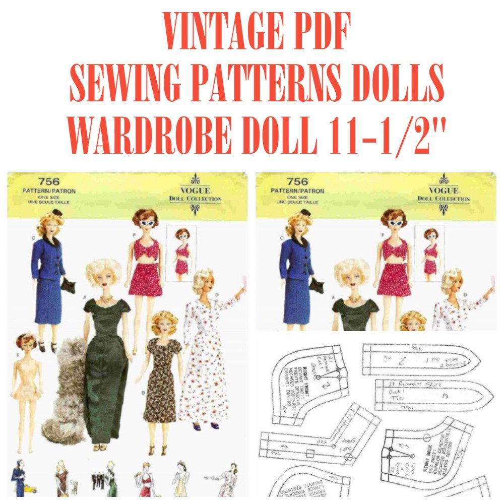 PDF Vintage Sewing Patterns