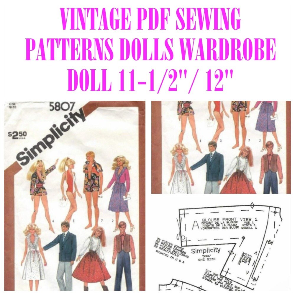 PDF Vintage Sewing Patterns
