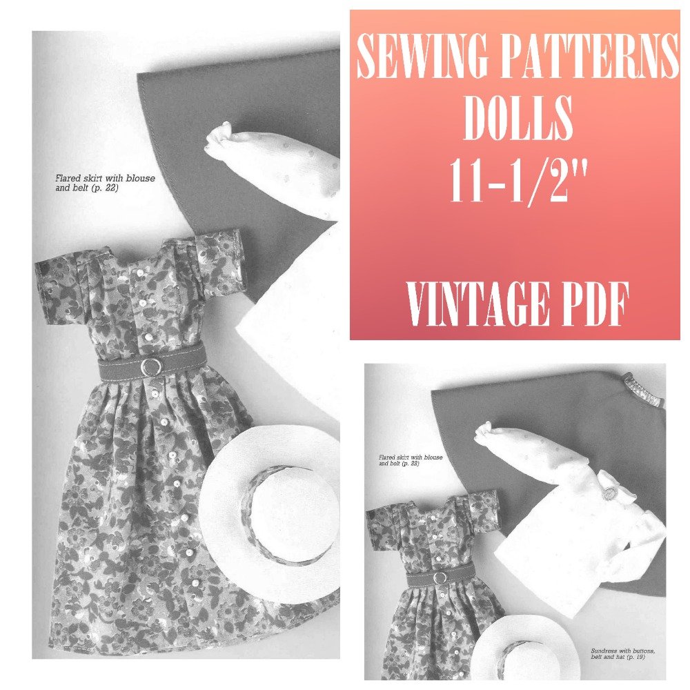 PDF Vintage Sewing Patterns