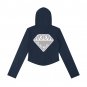 LAKIM Cropped Full Zip Hoodie