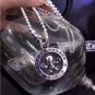 S925 Sterling Silver necklace foti swirl cross skull Hip-hop punk vintage Chrome Hearts necklace