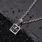 Chrome Hearts Anchor Cross Pendant S925 Sterling Silver rock handmade Pendant