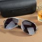 Chrome Hearts Sunglasses large frame polarized fashion plate gradient driver's mirror sunglasses