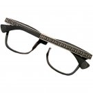Chrome Hearts Coarse-rimmed myopic eye frames flat personality frosted black retro glasses