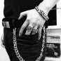 Chrome Hearts Cross Pants chain S925 Sterling Silver rock fashion leather bag large long chain