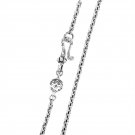S925 Sterling Silver Graffiti smiley face necklace trendy temperament ins collarbone chain