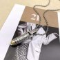 S925 Sterling Silver Hip hop fashion graffiti bullet pendant men and women punk style jewelry