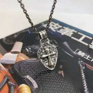S925 Sterling Silver Personalized graffiti cross pendant handmade jewelry