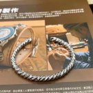 S925 Sterling Silver Graffiti letters bracelet personalized retro bracelets BWL Jewelry