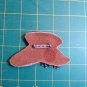 Beaded Red Hat Hatter Pin