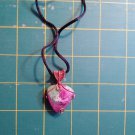 Wire Wrapped Ruby Fuschite Necklace 02