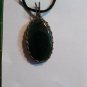 Wire Wrapped Moss Agate Necklace 03