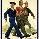 Together We Win. Vintage Propaganda Poster Art Print