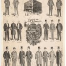 Lamm & Co., Gentlemens' Spring & Summer Fashions 1896. A4 Glossy Lithograph Art Print