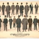 Manhattan Fashion Co. Fall & Winter Fashions For 1896-97.  A4 Glossy Lithograph Art Print