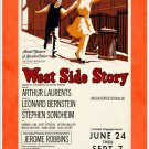 West Side Story, 1968.  Art Print Taken From A Vintage Concert / Theatre Poster