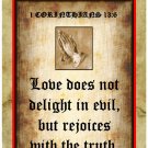 Personalised Religious Greeting Card - 1 Corinthians 13-6