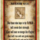 Personalised Religious Greeting Card - Isaiah 40:31