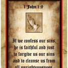 Personalised Religious Greeting Card - John 1:9