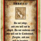 Personalised Religious Greeting Card - Luke 6:37