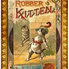 Personalised Vintage Style Children's Greetings Card - The Robber Kitten