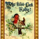 Personalised Vintage Style Children's Greetings Card - Who killed Cock Robin?