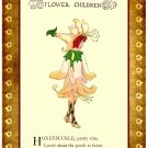 Personalised Vintage Style Children's Greetings Card - Elizabeth Gordon,  "Honeysuckle"