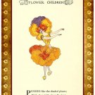 Personalised Vintage Style Children's Greetings Card - Elizabeth Gordon,  "Pansies"