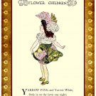 Personalised Vintage Style Children's Greetings Card - Elizabeth Gordon,  "Yarrow Pink"