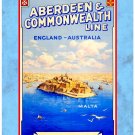 Personalised Greetings Card - Aberdeen & Commonwealth Line