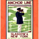 Personalised Greetings Card - Anchor Line, Glasgow-New York (1)