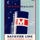 Personalised Greetings Card - Batavia Line (1954)