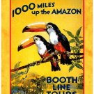 Personalised Greetings Card - Booth Line, 1000 Miles Up The Amazon