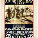 Personalised Greetings Card - Canadian Pacific, A Fine Holiday At Sea
