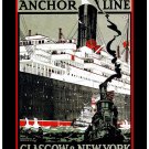 Personalised Greetings Card - Anchor Line, Glasgow-New York (3)