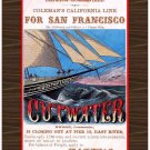 Personalised Greetings Card - Clipper Ship "Cutwater" (1)