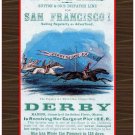 Personalised Greetings Card - Clipper Ship "Derby" (2)