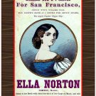 Personalised Greetings Card - Clipper Ship "Ella Norton"