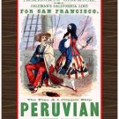 Personalised Greetings Card - Clipper Ship "Peruvian"