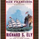 Personalised Greetings Card - Clipper Ship "Richard S. Ely"