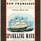 Personalised Greetings Card - Clipper Ship "Sparkling Wave"