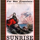 Personalised Greetings Card - Clipper Ship "Sunrise"