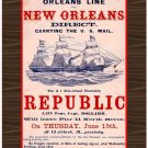 Personalised Greetings Card - Steamship "Republic"