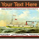 Personalised Greetings Card - The Union Steamboat Company.