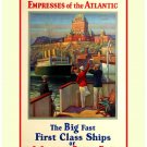 Personalised Greetings Card - Canadian Pacific, "Empress's of the Atlantic"