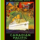 Personalised Greetings Card - Canadian Pacific, "Norway, Mediterranean, West Indies"