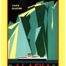 Personalised Greetings Card - Canadian Pacific, "Taku Glacier, Alaska"