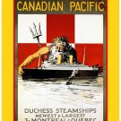 Personalised Greetings Card - Canadian Pacific, "Duchess Steamships"