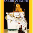 Personalised Greetings Card - Canadian Pacific, "To Canada & USA" (3)