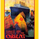 Personalised Greetings Card - Canadian Pacific, "To The Orient"